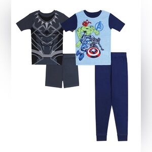 NWT! Avengers Pajama 4 Piece Set